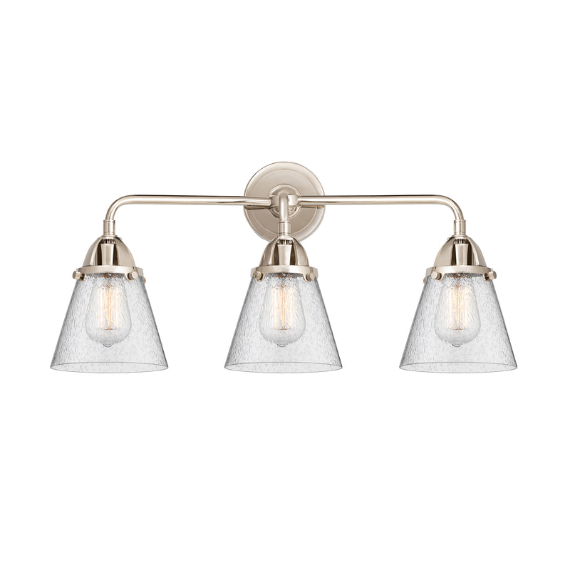 Innovations Lighting Small Cone 3 Light  24.25" Bath Vanity Light 288-3W-PN-G64