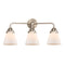 Innovations Lighting Small Cone 3 Light  24.25" Bath Vanity Light 288-3W-SN-G61