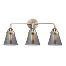 Innovations Lighting Small Cone 3 Light  24.25" Bath Vanity Light 288-3W-SN-G63