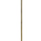 Kichler 12" Stem Natural Brass 2999NBR