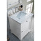 James Martin Savannah 26" Bright White Single Vanity with 3 cm Arctic Fall Solid Surface Top 238-104-V26-BW-3AF