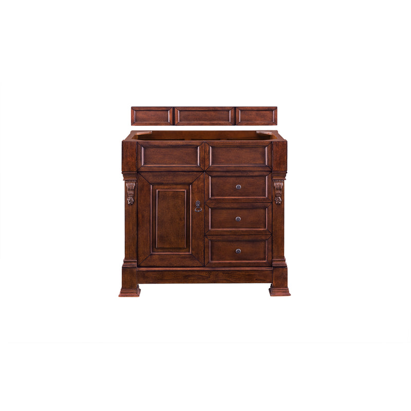 James Martin Brookfield 36" Single Cabinet W/ Drawers Warm Cherry 147-114-5586