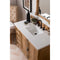 James Martin Providence 48" Single Vanity Cabinet Driftwood with 3 cm Classic White Quartz Top 238-105-5211-3CLW