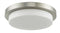 Abra Lighting 16" Stepped Opal Glass Flush Mount Hi-Out Dim LED 30016FM-BN