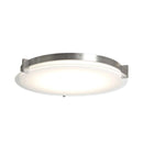 Abra Lighting Flat Round Glass Low profile Flush Mount 30018FM-CH