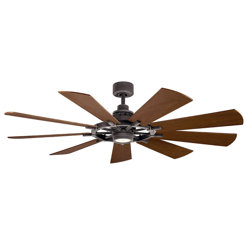 Kichler Gentry LED 65" Fan Weathered Zinc 300265WZC