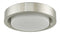 Abra Lighting 16" Opal Glass Recessed in a Metal Frame Hi-Out Dim LED 30037FM-BN