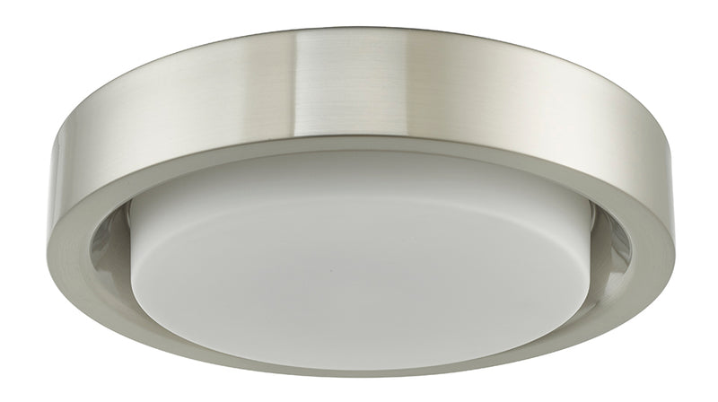 Abra Lighting 16" Opal Glass Recessed in a Metal Frame Hi-Out Dim LED 30037FM-BN