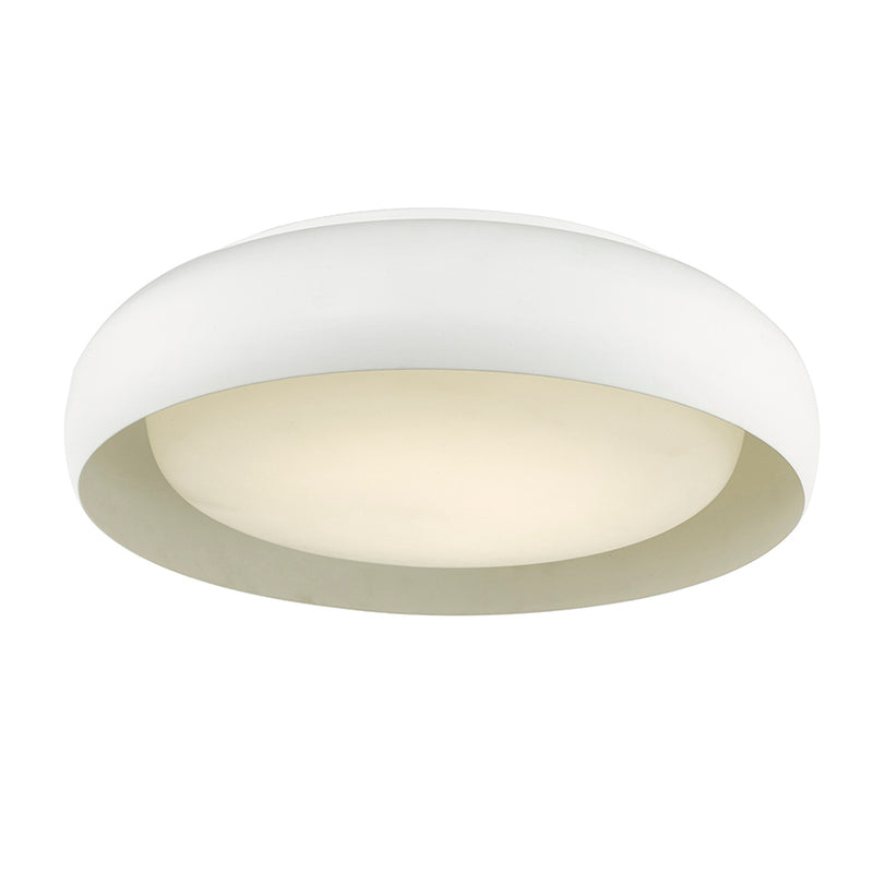 Abra Lighting 15" Recessed Opal Glass in A Metal Frame with High Output Dimmable Led 30060FM-WH