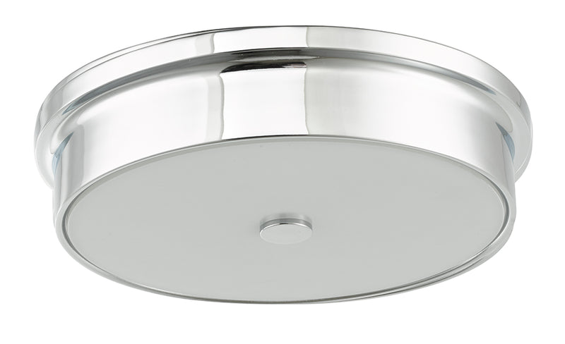 Abra Lighting 12" Opal Glass Flush Mount 30097FM-CH