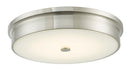 Abra Lighting 15" Opal Glass Flush Mount 30098FM-BN