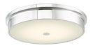 Abra Lighting 15" Opal Glass Flush Mount 30098FM-CH