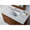 James Martin Metropolitan 48" American Walnut Single Vanity with 3 cm Arctic Fall Solid Surface Top 850-V48-AWT-3AF