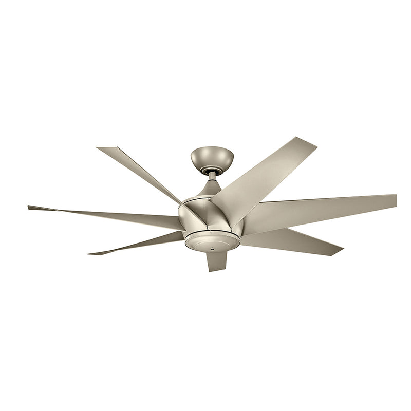 Kichler Lehr II Climates 54" Fan Antique Satin Silver 310112ANS