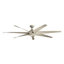 Kichler Lehr Climates 80" Fan Antique Satin Silver 310115ANS