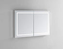 Aquadom 48" x 30" x 5" Royale Plus Lighted Mirror Glass Medicine Cabinet for Bathroom Defogger Dimmer Outlet