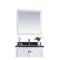 Laviva Nova 28" Framed Square White Mirror 31321529-MR-W