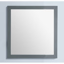 Laviva Sterling 30" Framed Square Gray Mirror 313FF-3030G