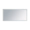 Laviva Sterling 60" Framed Rectangular White Mirror 313FF-6030W