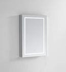 Aquadom 24in x 36in x 5in Right Hinge Royale Plus LED Lighted Mirror Glass Medicine Cabinet For Bathroom Defogger Dimmer Outlet