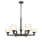 Innovations Lighting Cairo 9 Light 30" Chandelier 330-9CR-BK-CLW