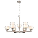 Innovations Lighting Cairo 9 Light 30" Chandelier 330-9CR-SN-CLW