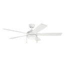 Kichler Starkk LED 60" Fan Matte White 330180MWH