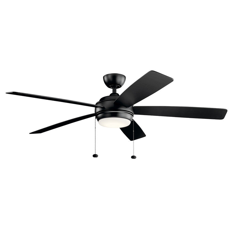 Kichler Starkk LED 3000K 60" Fan Satin Black 330180SBK