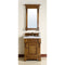 James Martin Brookfield 26" Country Oak Single Vanity with 3 cm Carrara Marble Top 147-114-V26-COK-3CAR