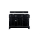 James Martin Brookfield 48" Antique Black Single Vanity with 3 cm Galala Beige Top 147-114-5236-3OGLB