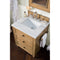 James Martin Copper Cove 26" Driftwood Patina Single Vanity with 3 cm Arctic Fall Solid Surface Top 300-V26-DRP-3AF