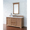 James Martin Savannah 60" Single Vanity Cabinet Driftwood with 3 cm Classic White Quartz Top 238-104-5311-3CLW