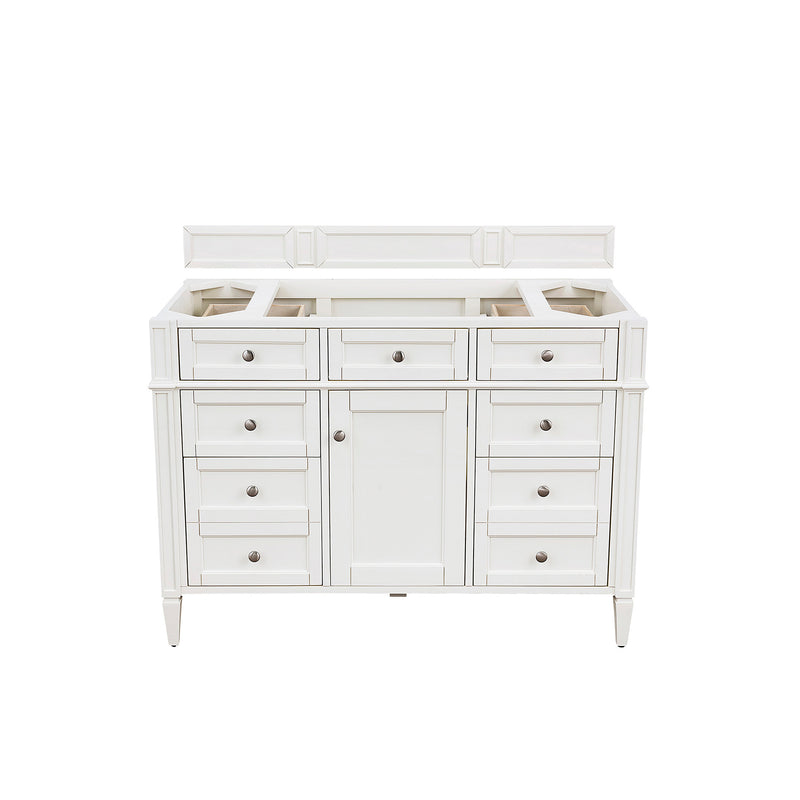 James Martin Brittany 48" Bright White Single Vanity 650-V48-BW