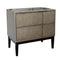 Bellaterra 36" Single Vanity" Linen Brown Finish Cabinet Only 400500-LN