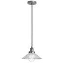 Dainolite Single Pendant W/Ribbed Glass 404-101P-SC