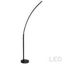 Dainolite 22W Floor Lamp Matte Black Finish 412LEDF-MB