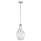 Kichler Everly 17.75" 1 Light Hour Glass Pendant Clear Glass Chrome 42047CH