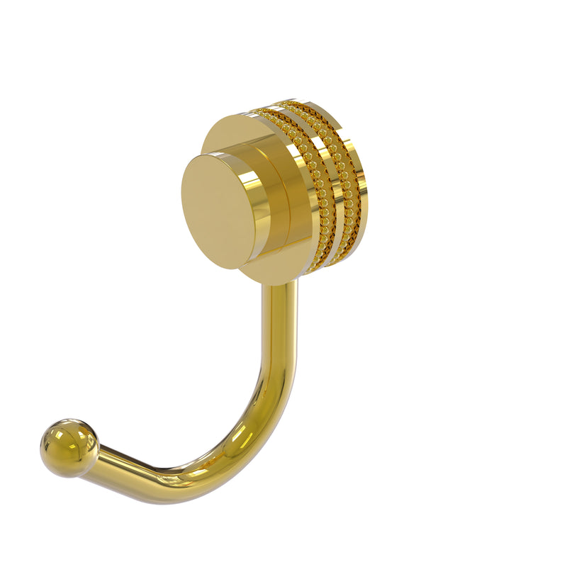 Allied Brass Venus Collection Robe Hook with Dotted Accents 420D-PB