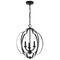 Kichler Voleta 20.75" 3 Light Pendant 42140BK