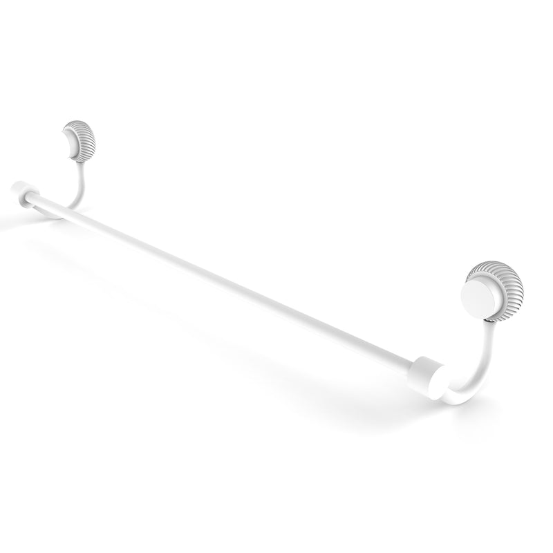 Allied Brass Venus Collection 18 Inch Towel Bar with Twist Accent 421T-18-WHM