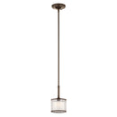 Kichler Lacey 1 Light Mini Pendant Mission Bronze 42384MIZ