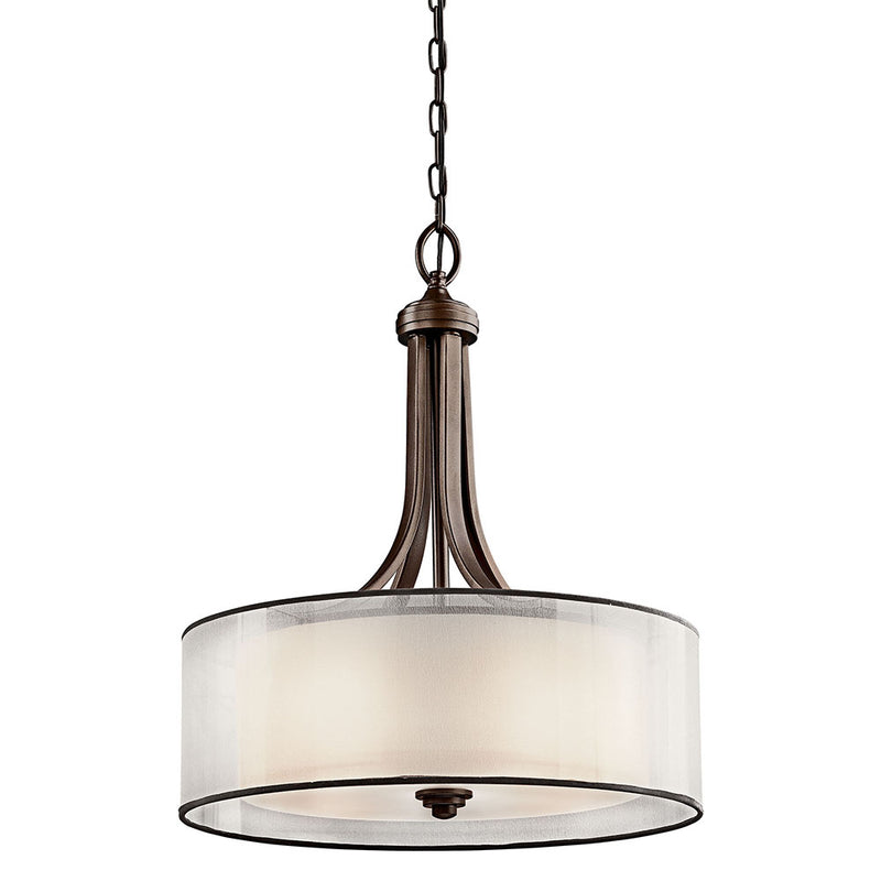 Kichler Lacey 4 Light Pendant Mission Bronze 42385MIZ