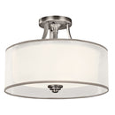 Kichler Lacey 3 Light Semi Flush Antique Pewter 42386AP