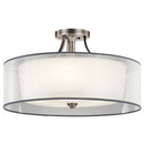 Kichler Lacey 5 Light Semi Flush Antique Pewter 42399AP