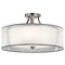 Kichler Lacey 5 Light Semi Flush Antique Pewter 42399AP