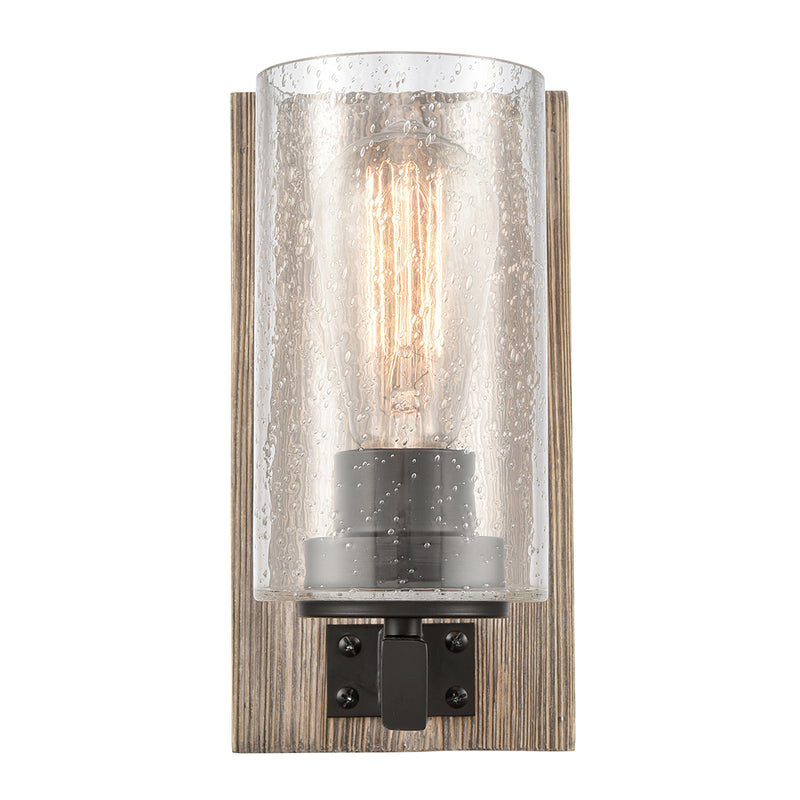 Innovations Lighting Diego 1 Light 10" Sconce 424-1W-BK-G4454-LED