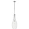 Kichler Everly 29.5" 1 Light Teardrop Pendant Clear Glass Chrome 42475CHCLR