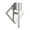 Mia Sconce shown in the Polished Chrome finish