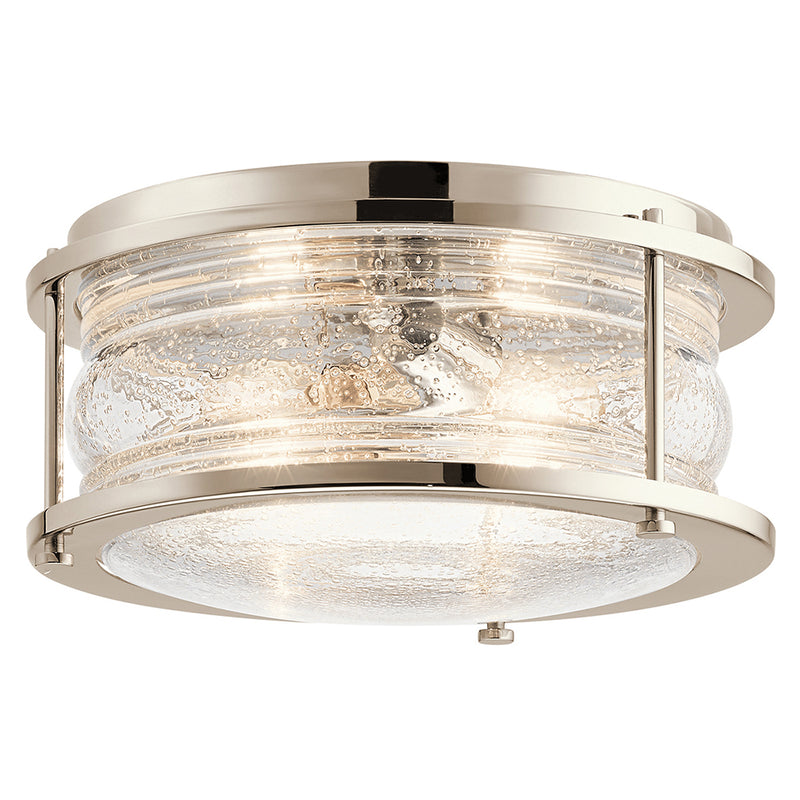 Kichler Ashland Bay 12" 2 Light Flush Mount 42910PN