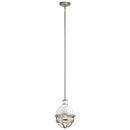 Kichler Tollis 12.5" 1 Light Mini Pendant Brushed Nickel 43011NI